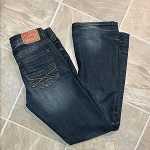 Stetson Men's Dark Blue Relaxed Jeans